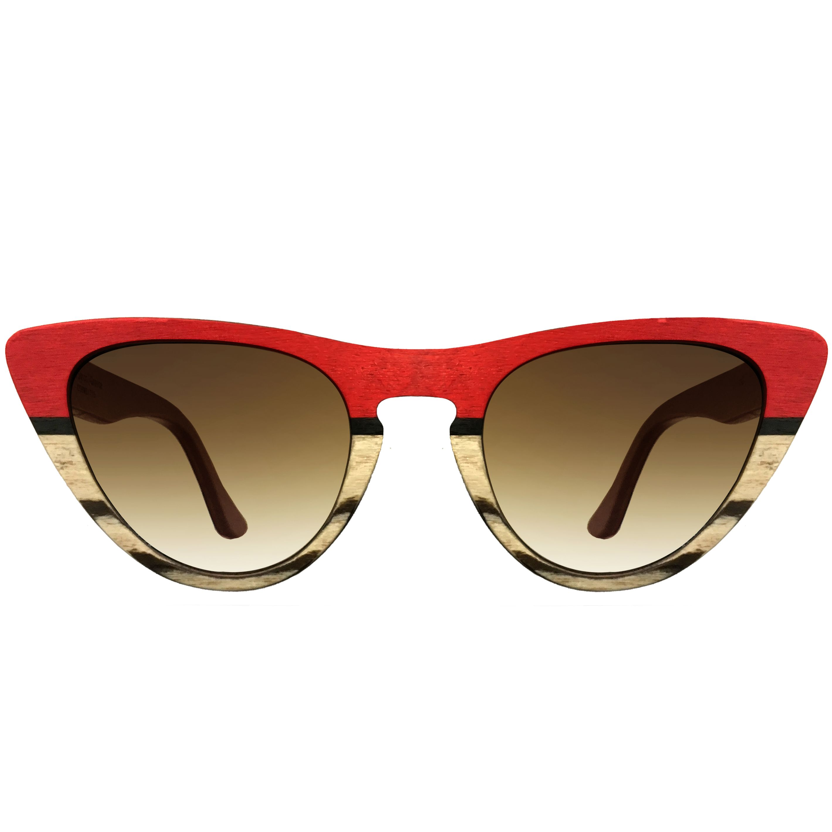 Zylo SAND RED ZEBRAWOOD sunglasses