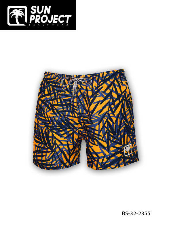 Men's printed bermuda slim-fit swimwear by Sun Project