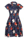 Φορεμα vintage Ava σε καλοκαιρινό μοτίβο της CIRCUS