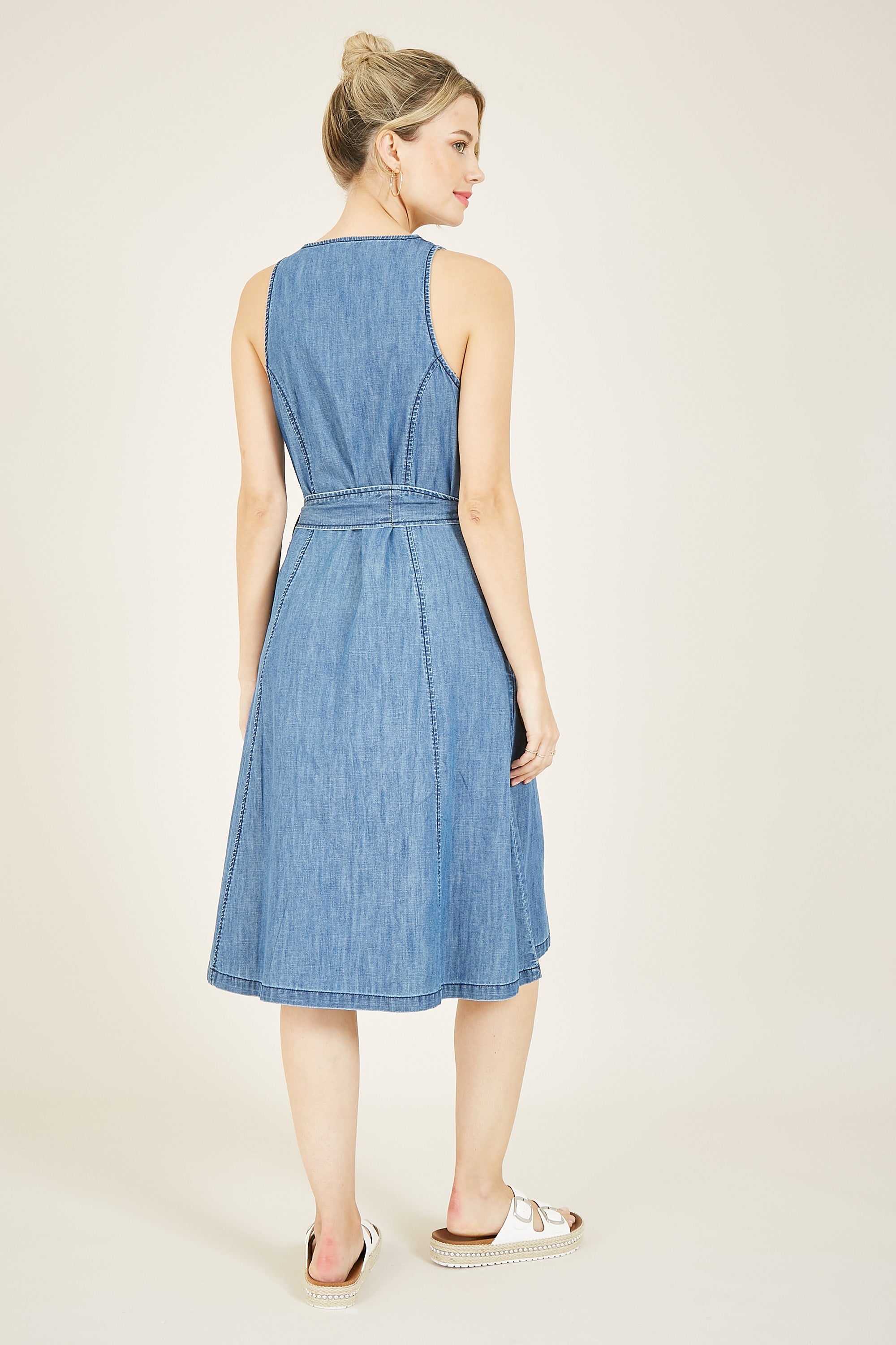 Yumi Blue Denim Summer Dress eangelshop.gr Yumi Blue Denim Summer Dress eangelshop.gr
