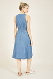 Yumi Blue Denim Summer Dress