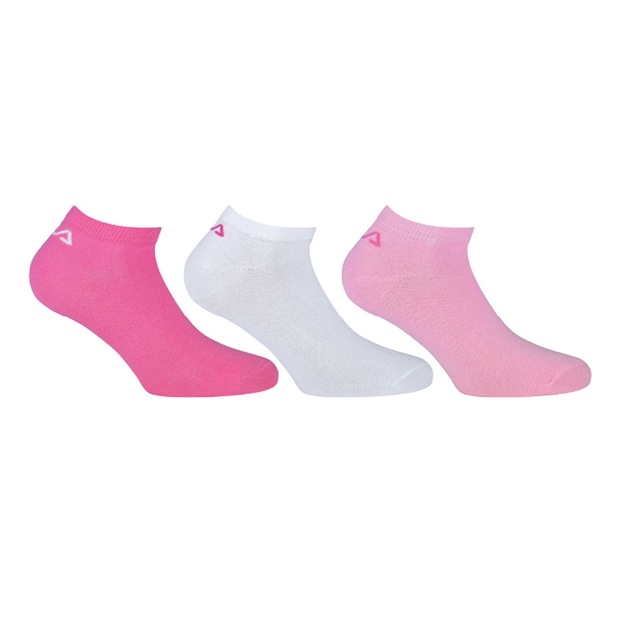 Ankle FILA socks unisex in white - pink