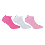 Κάλτσες γυναικείες μέχρι τον αστράγαλο FILA  σε λευκό - ροζ